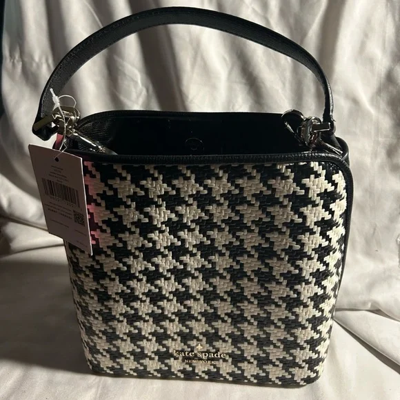 Kate Spade houndstooth crossbody handbag - Picture 6 of 13